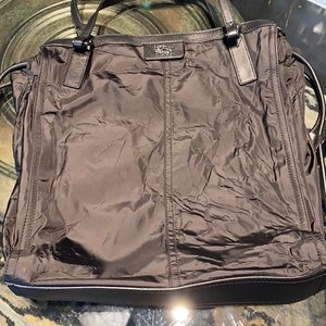 Burberry Buckleigh Nylon Tote Bag.
